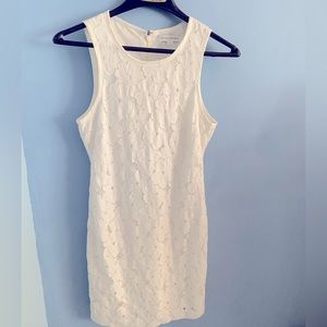 Banana Republic White Lace Shift Dress- Size 0- Wore Once.